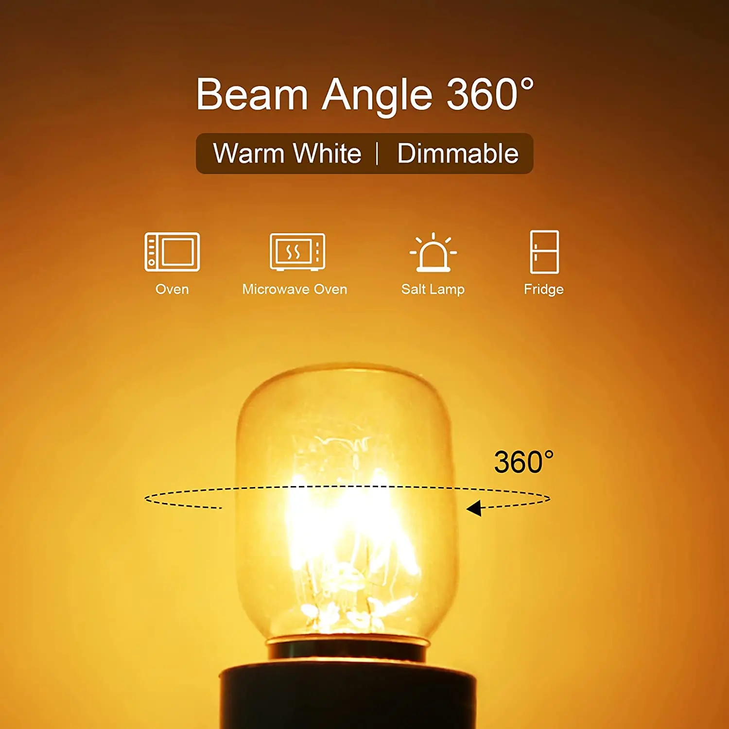 Bombilla Microondas 25W E14 Bombilla E14 25W Eveready Para Horno Y Microondas &ndash; Peque&ntilde;o Tornillo Edison, Resistente A 300&deg;C Lavavajillas 60 Cm