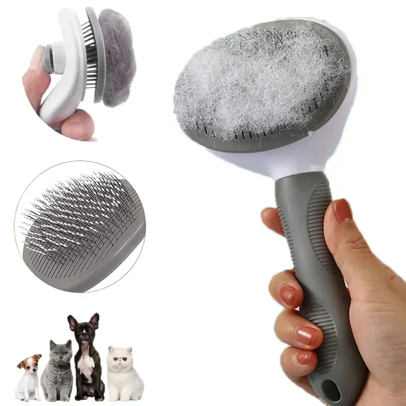 

Supplies Dogs Hair Animal Pet Massage Dog Beauty Accessories Remover Cat Stainless Brush Steel Comb Grooming Tools