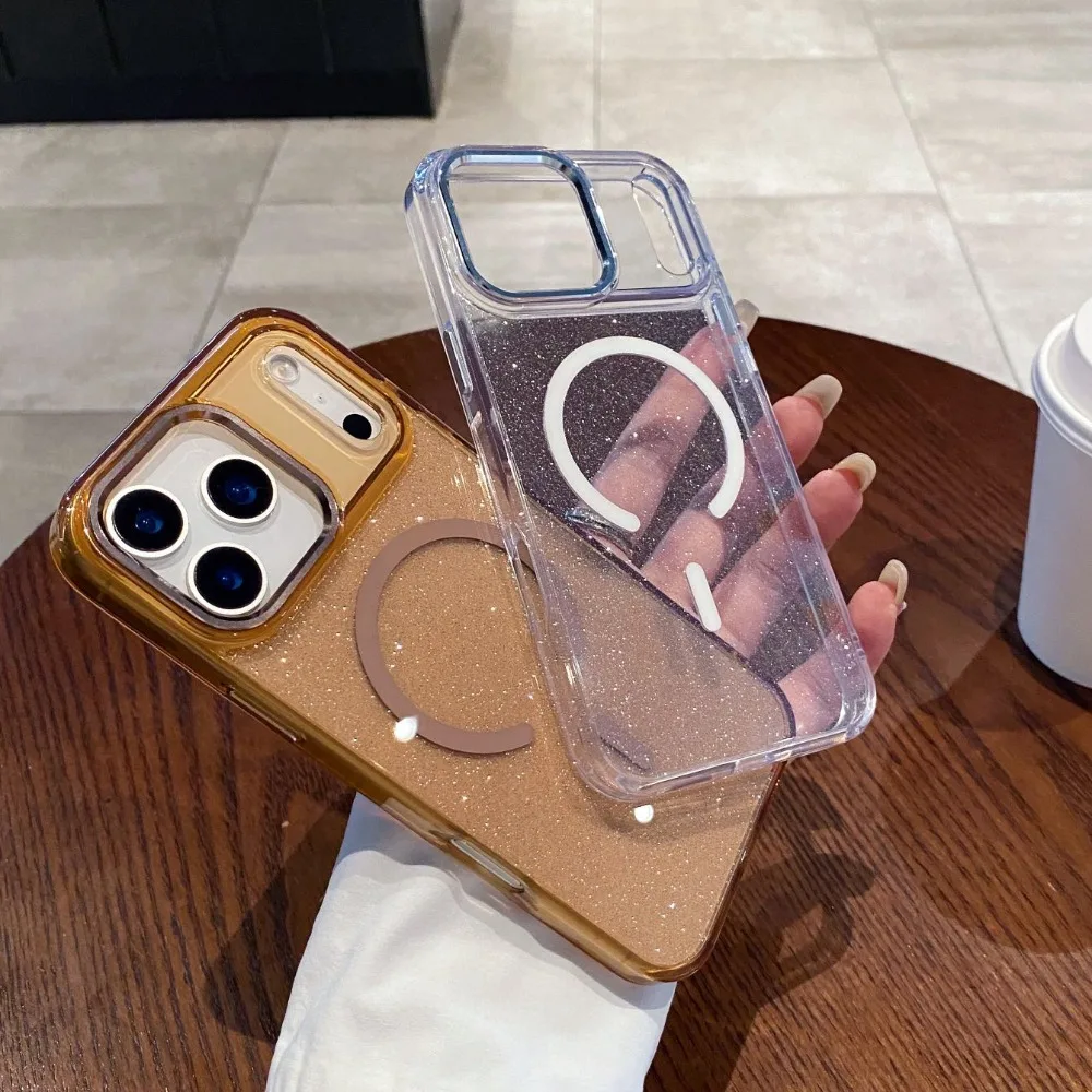 iPhone Clear Glitter Case with MagSafe Protection 3