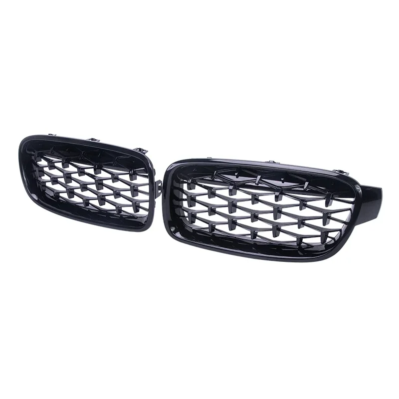 Pulleco auto chrom diamant vorne nieren gitter renn grill für bmw 3er f30 f31 f35 325xi 320i 325i 325i 328i 330i 13-19 – Detail 3