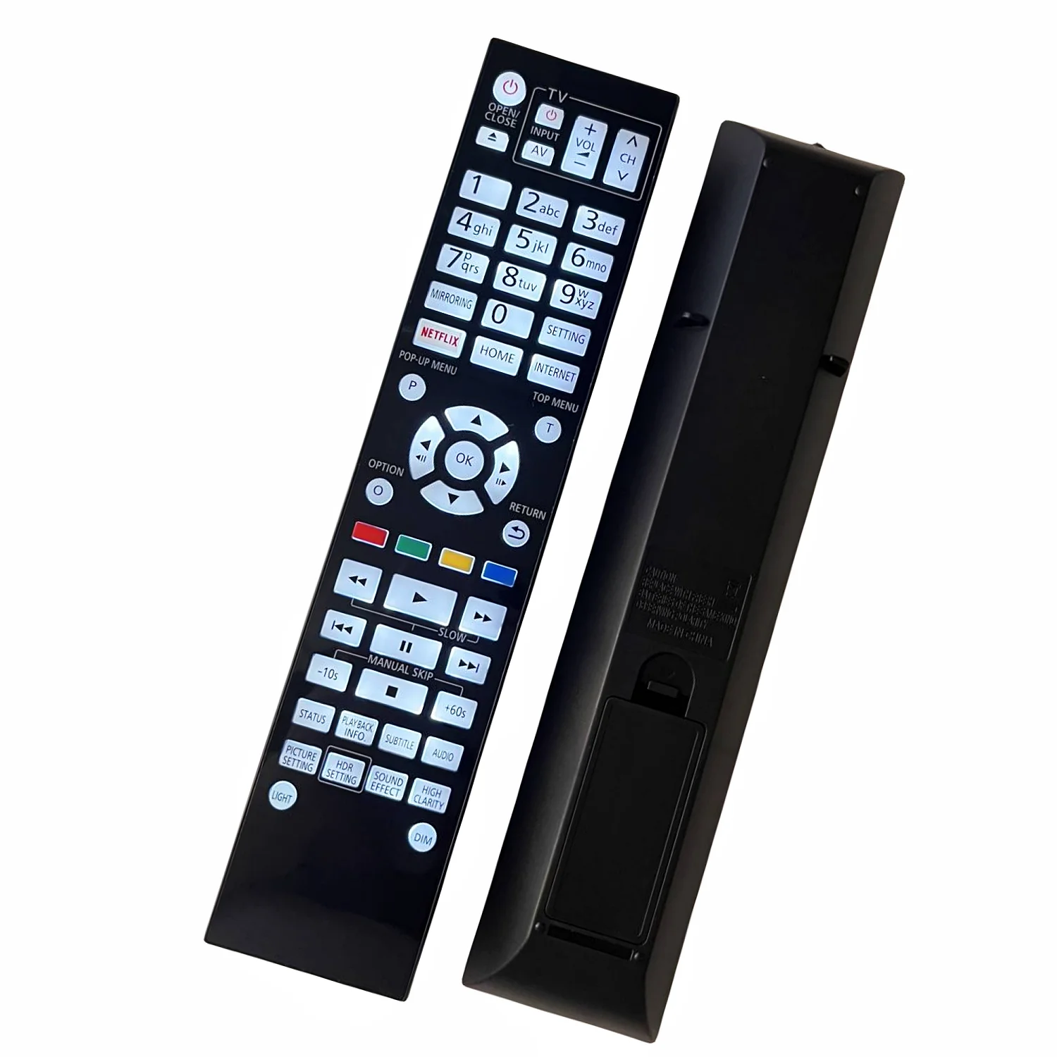 Nuovo Sostituisci Il Telecomando Per Il Lettore Blu-Ray Panasonic Dp-Ub820 Dp-Ub820K Dp-Ub824 Dp-Ub9000-K Dp-Ub9000Ebk