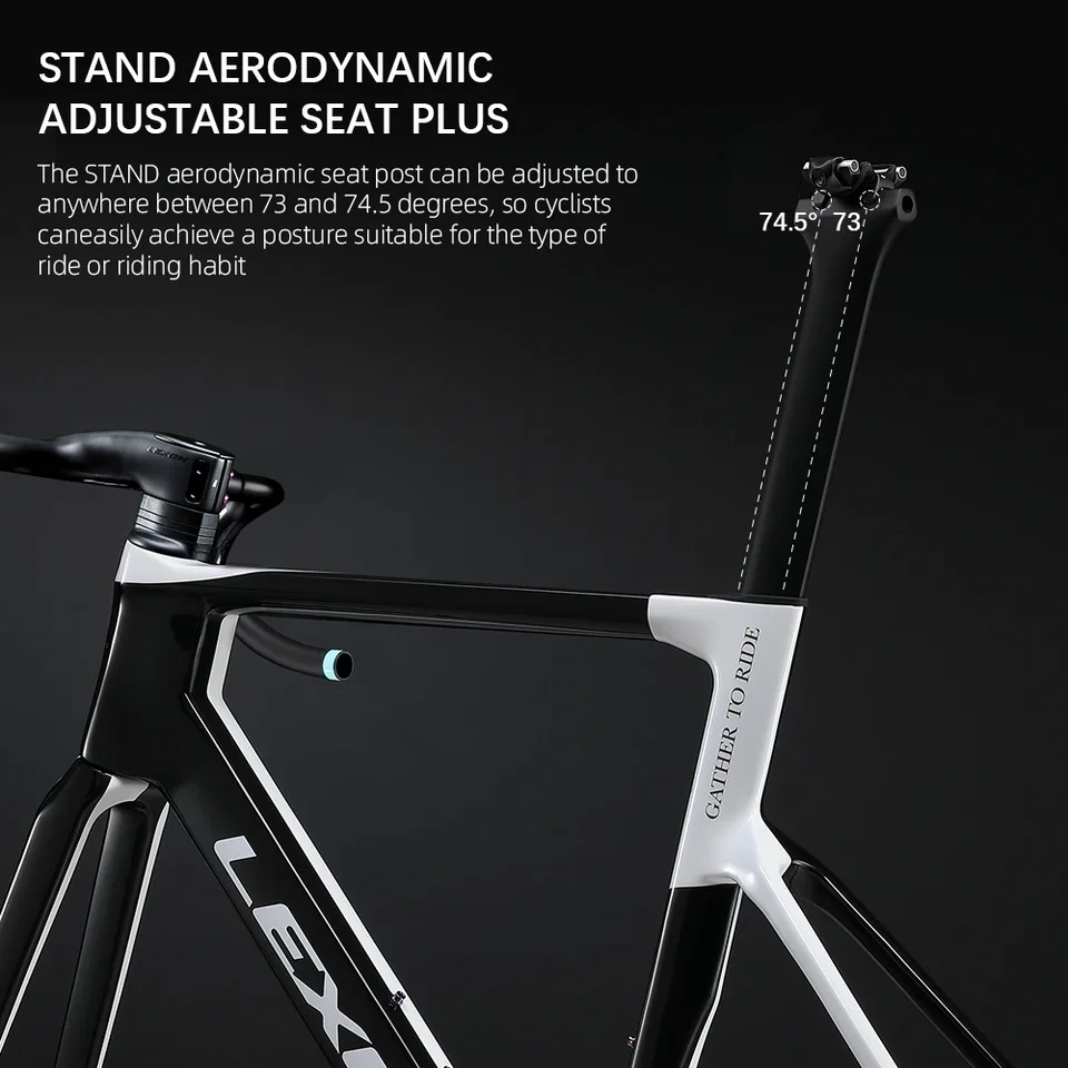 レクソン ロードバイク フレームセット 2022 lexonスタンドカーボン道路フレームフルインナーケーブル道路