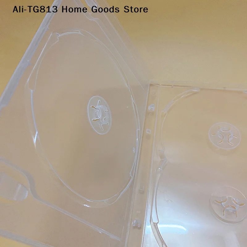 [TG813]정사각형 투명 바닥 CD 박스 빈 CD 케이스 PP 플라스틱 밀키 투명 CD 케이스 CD 케이스 용량 3디스크