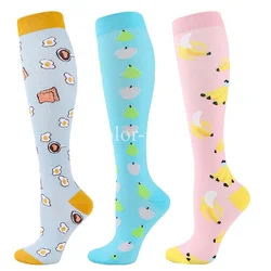 Unisex Knee-High Compression Socks for Circulation and Support (QMIX003-365)