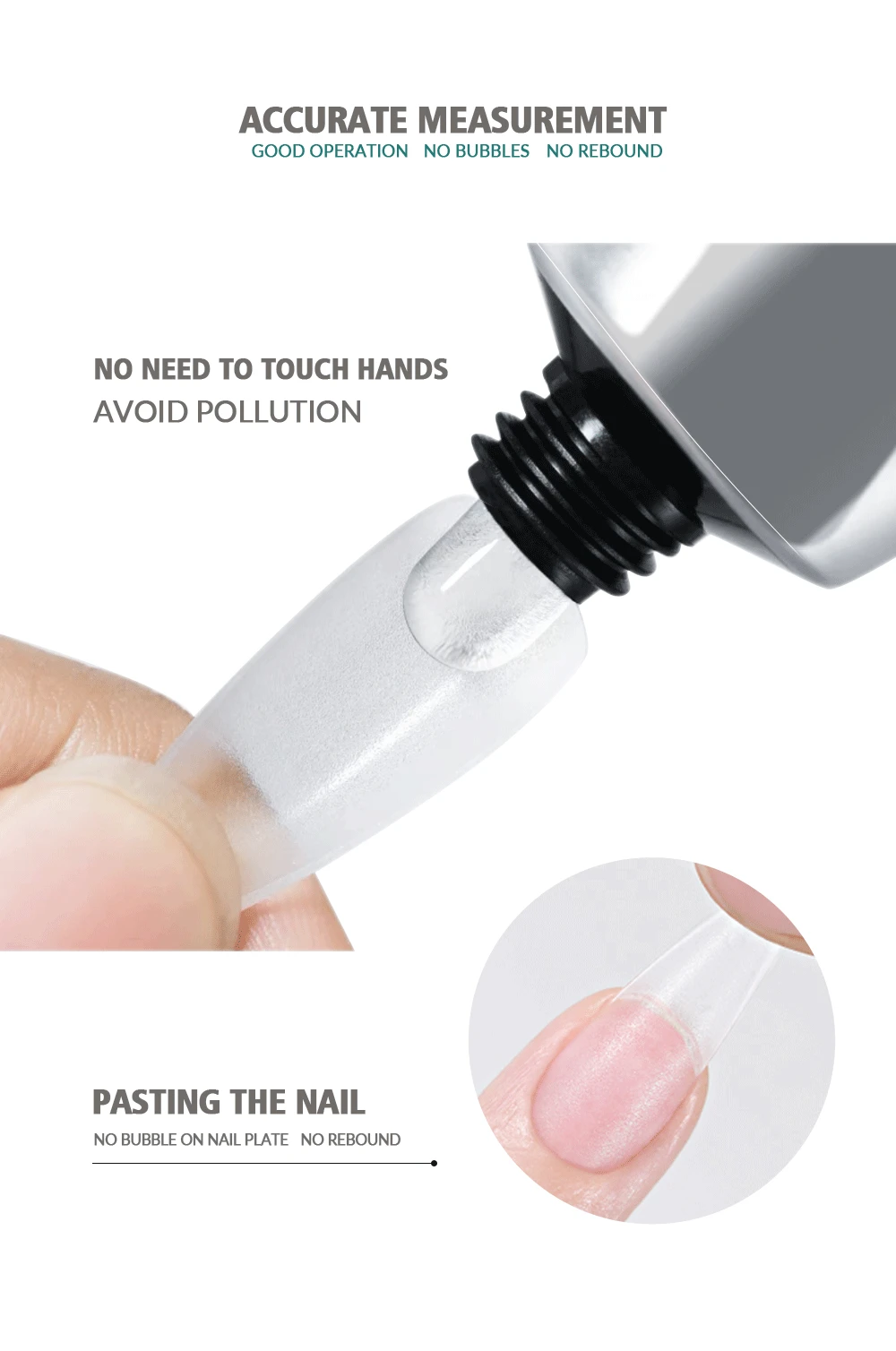 20g Adhesive for Long-Lasting Manicures