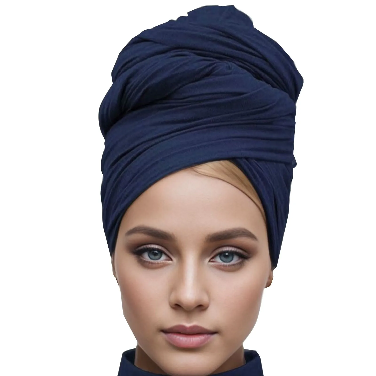 

Women Solid Ethnic Style Headscarf Multi Purpose Headscarf Scarf Hat Headscarf Hat Gloves