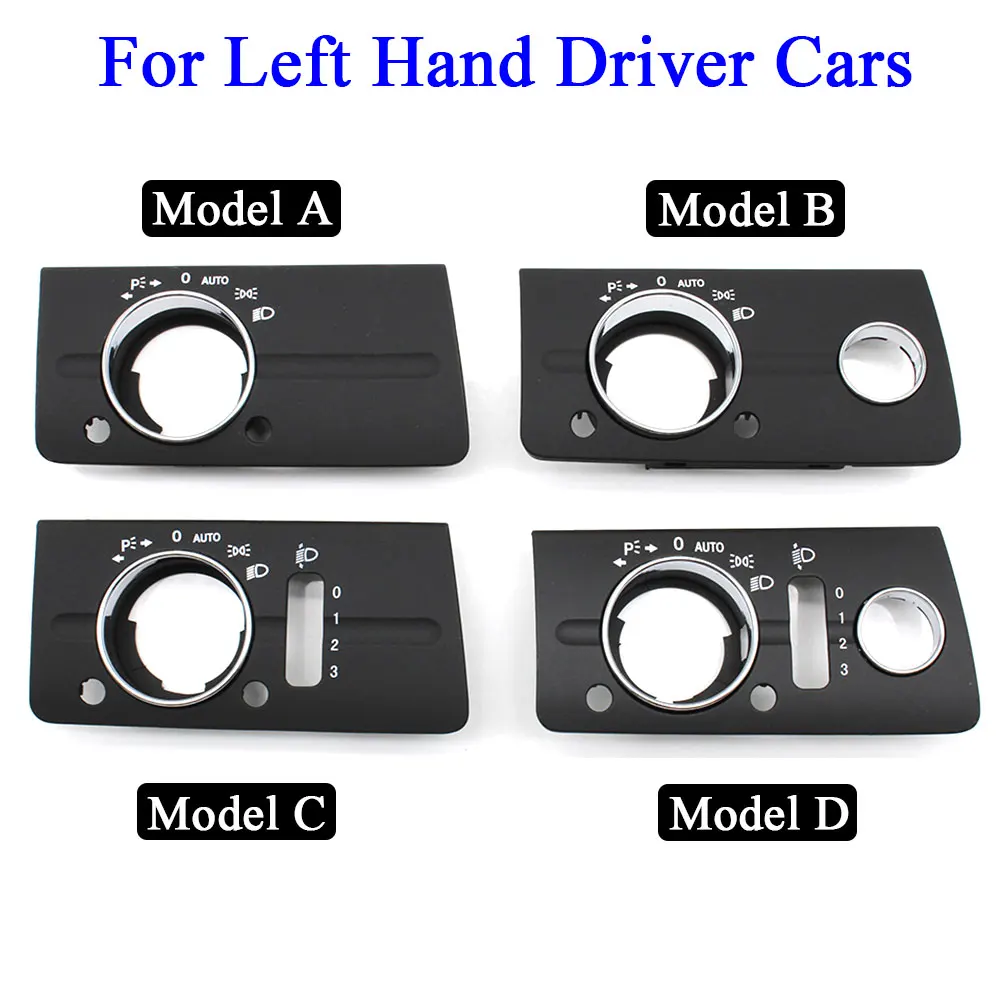 Dashboard Lamp Switch Cover W211 Black Beige Headlight Lamp Switch Cover Panel For Mercedes Benz E Class 320 350 550 2003 2004 2005 2006 2007 2008