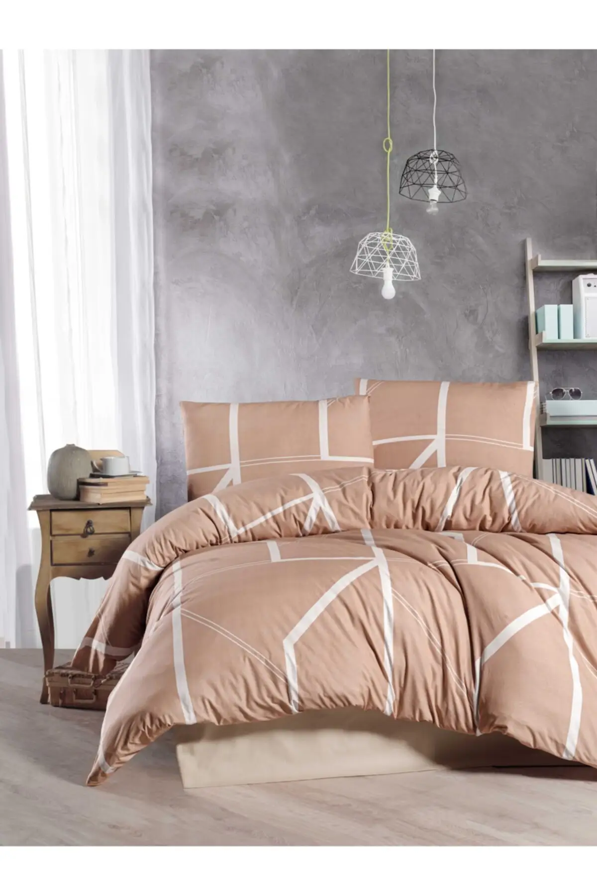 

Bed Sheet Set, Cotton, Soft, Luxury Bed Sheet, Double Duvet Cover Set, 200*220 Cotton-Polyester 200x220 + 240