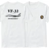 Naval VF-32 Swordsmen Squadron F-14 Tomcat Fighter T-Shirt Short Sleeve Casual 100% Cotton O-Neck Summer Mens T-shirt 2