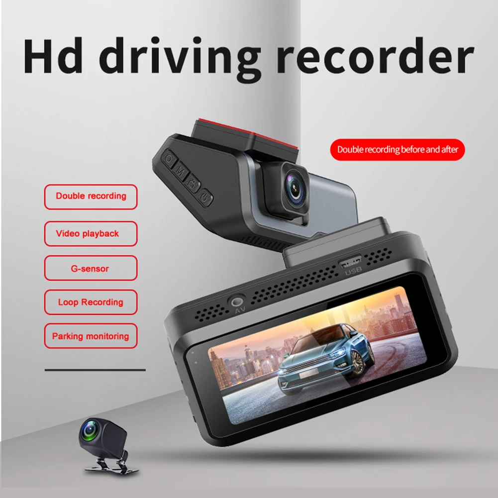 

Parking Monitoring Camera Lithium Battery Car DVR Video Recorder 24 Hours Vehicle Reversing Kit for Car Parking for Loop Record