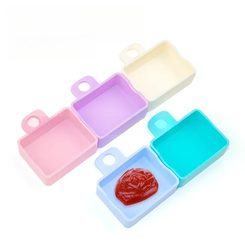 Premium Silicone Sauce Dip Cup - Versatile on-the-Go Condiment Holder for Takeout, Perfect for French Fries and  Snacks