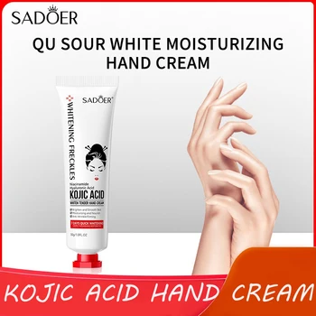 Kojic Acid Anti-wrinkle Hand Cream Skin Soften Nourish Anti-drying Whitening Moisturizing Korean SkinCare Cracked Repair Product 1