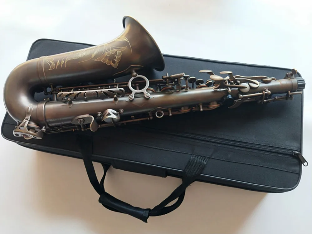 Mark VI Saxophone High Quality Alto Saxophone 95% Copy Instruments Antique copper simulation Brass With Case