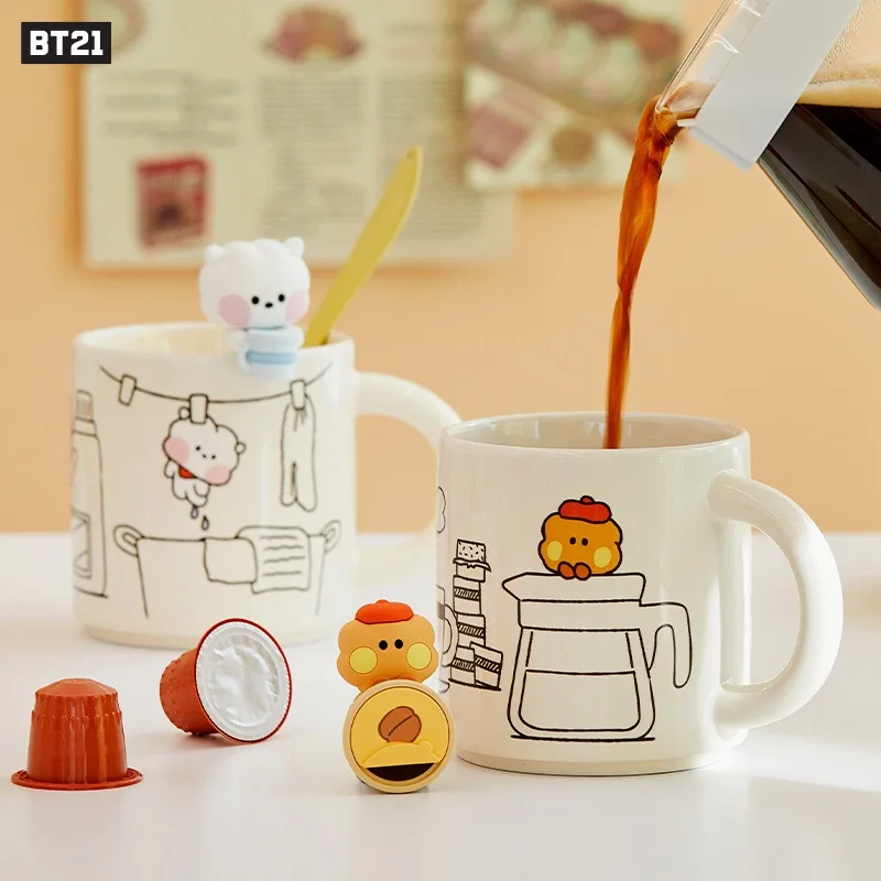 Grupo Erik Tata Official BT21 Mug, Ceramic: Coffee Cups & Mugs