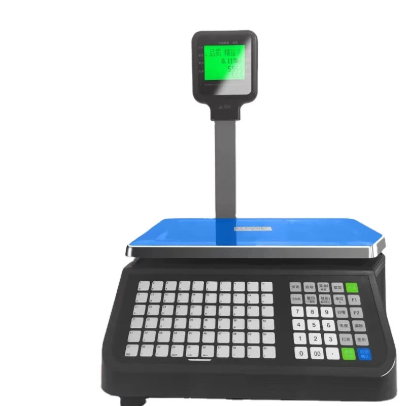 

Printing scale 15KG thermal label scale weight pricing commercial cashier barcode printing supermarket