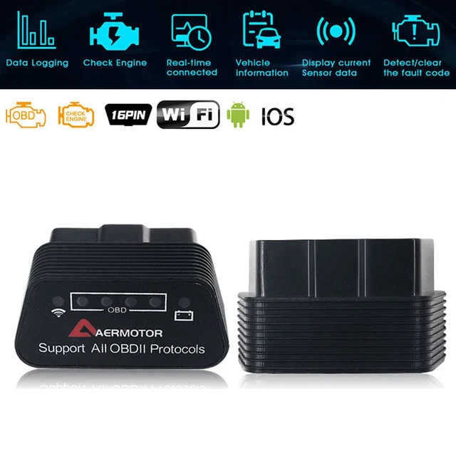 ELM327 OBDII OBD2 WiFi Car Diagnostic Scanner Tool iPhone Android Fit  MITSUBISHI