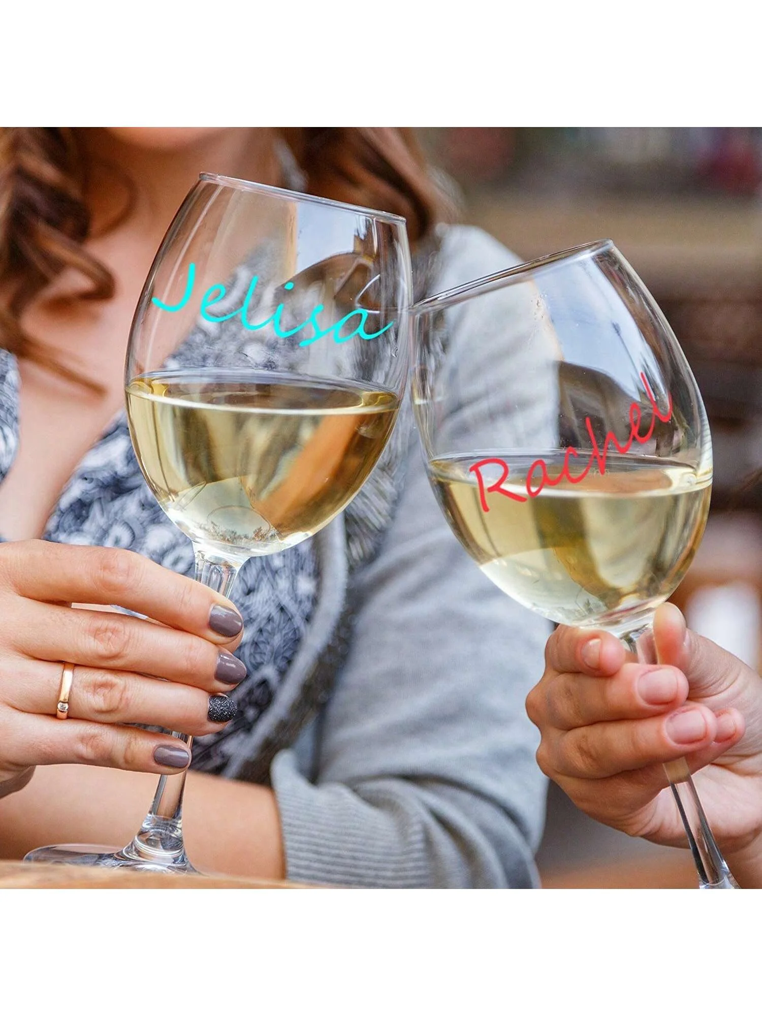 12pcs Wine Glass Markers, Non-Toxic Erasable Fine Tip Markers for Wine Bottles, Ceramic and Glasses. 5