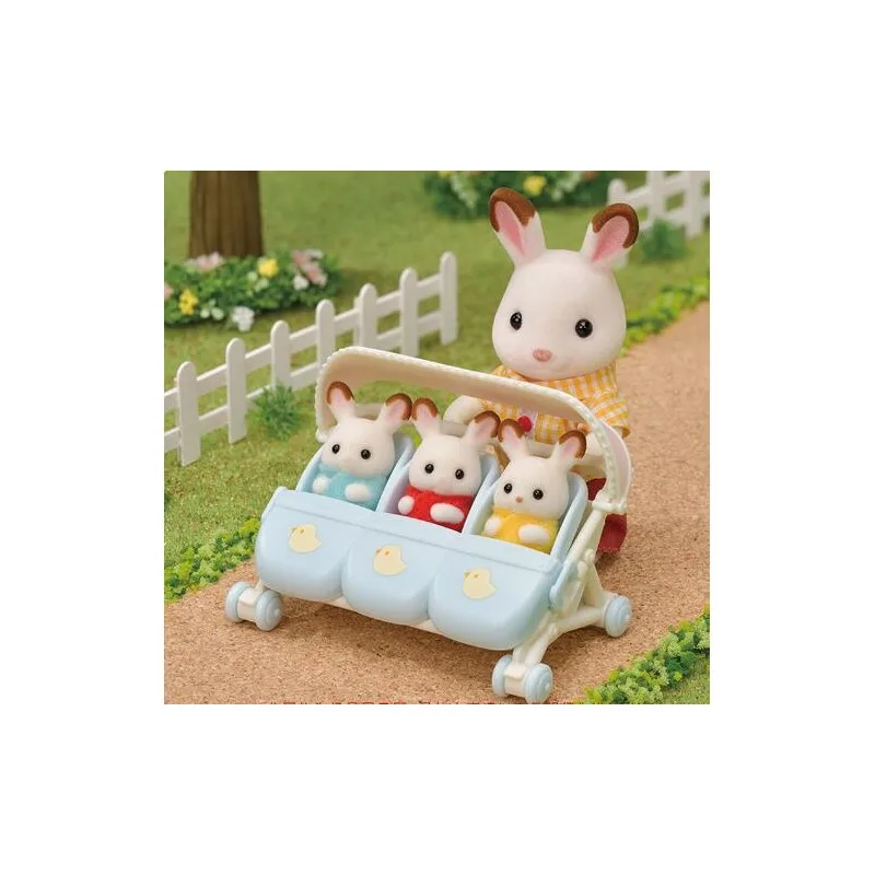 Sylvanian Families Dollhouse Playset Furniture Triplets Stroller Accessories Toy No Figure New in Box 5533 3