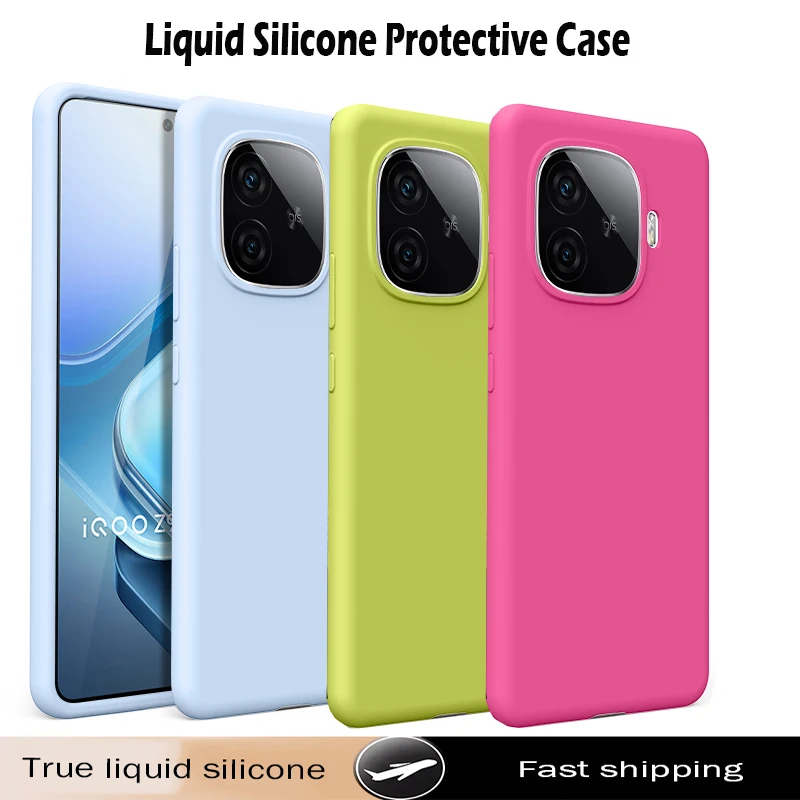 Premium Liquid Silicone Shockproof Phone Case - Luxurious Protective Back Cover