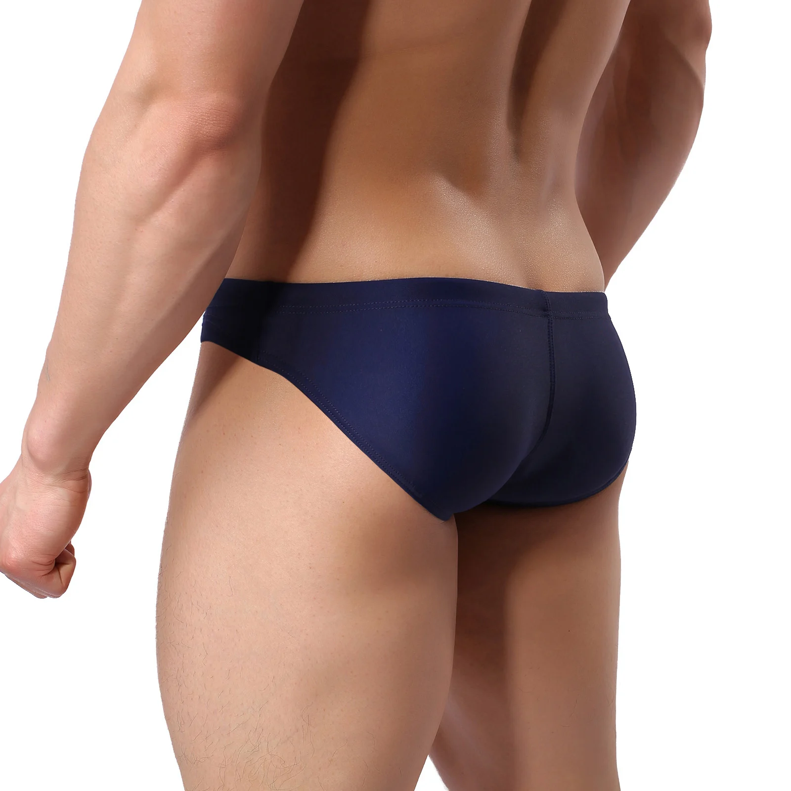 Herren Badehose Sexy Mann Bademode Bikini Niedrige Taille Badehose Badeanzug Beachwear Badeanzug Strand Mesh Pouch Surf Wear – Detail 8