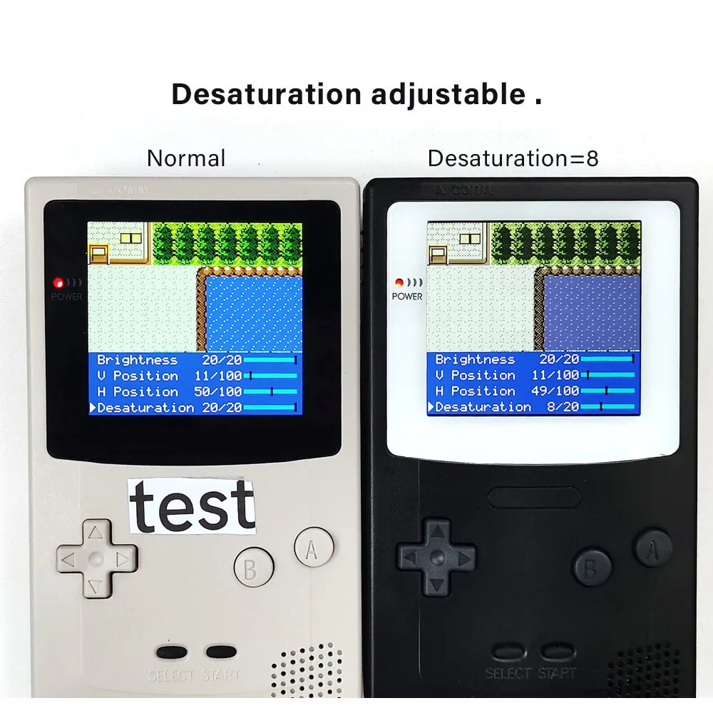 Backlit Screen Replacement Gameboy Color Drop In Backlight