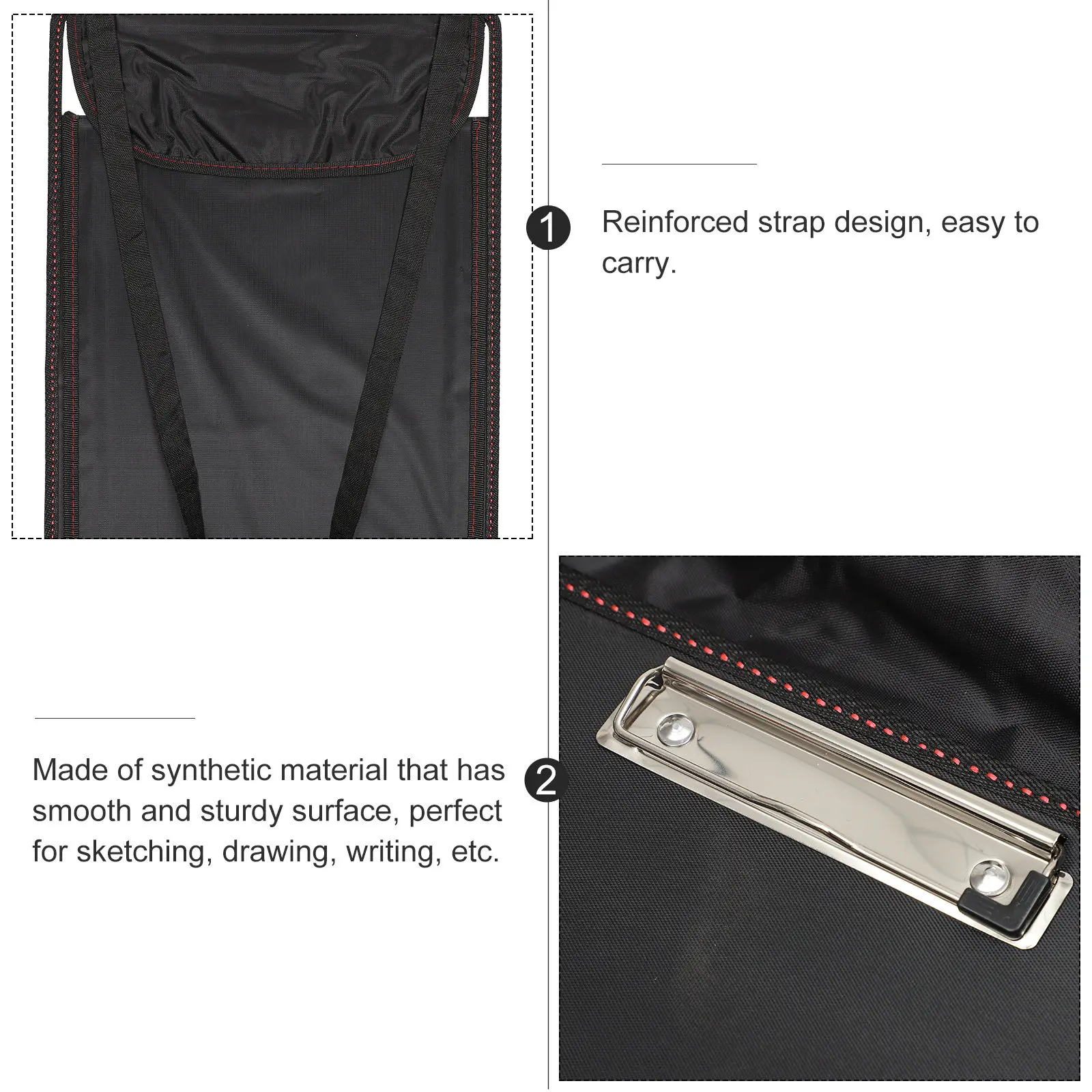 방수 스케치 보드 드로잉 클립보드 야외 스케치 페인팅 쓰기용 휴대용 경량 견고한 미술 용품