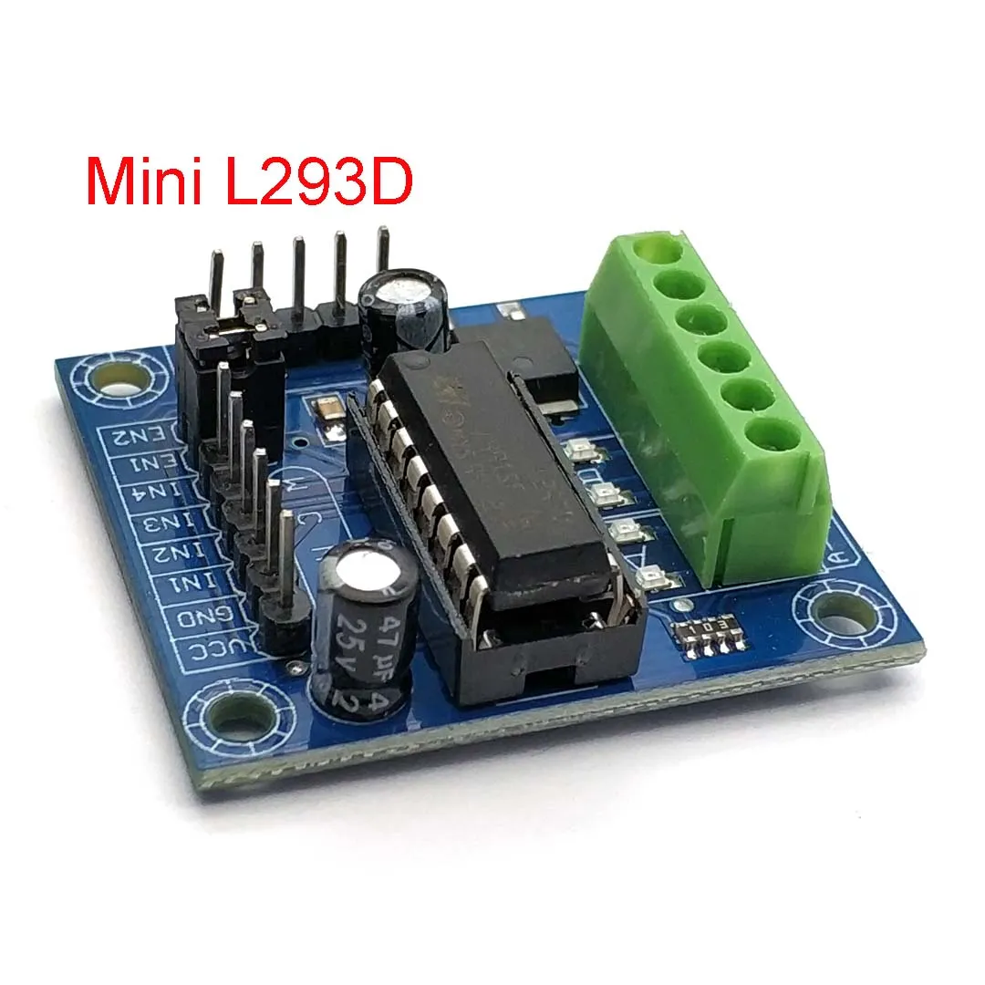 

4-канальный 4-канальный драйвер двигателя Mini L293 L293D