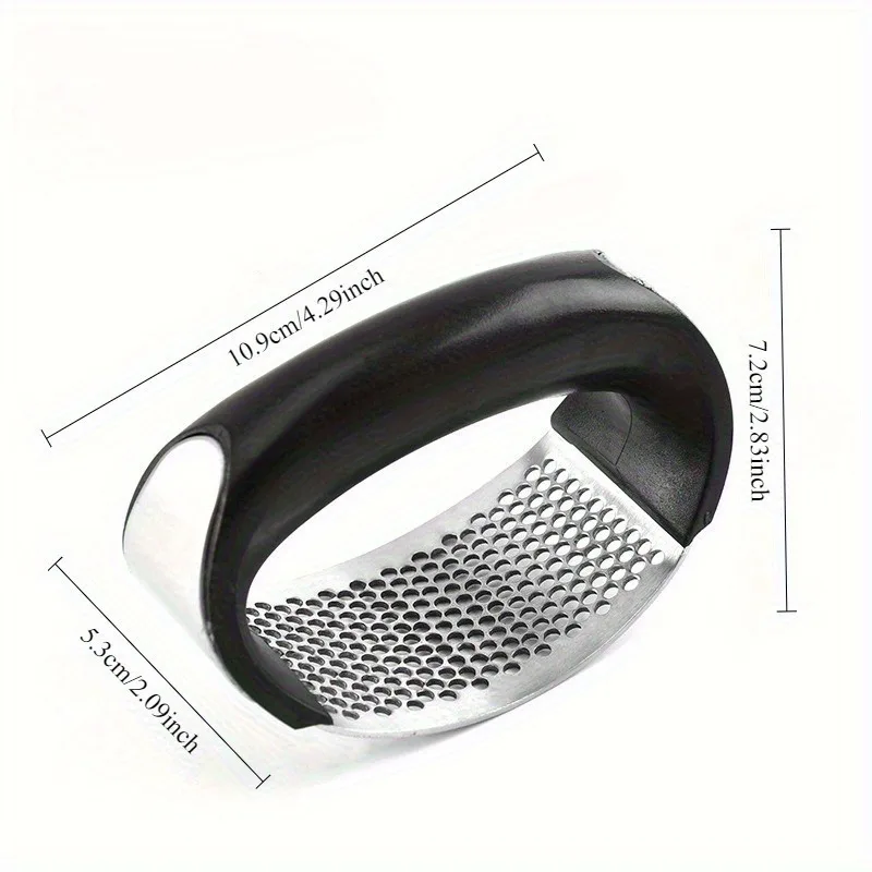 Stainless Steel Garlic Press Crusher Manual Garlic Mincer Chopping Garlic Tool Fruit Vegetable Tools Kitchen Gadget Accessories