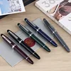 MAJOHN Final Craftsman P136 Resin Pen Metal Copper Piston Ink Absorbing Visual Ink Window Gift Pen Writing Practice Ink Pen 3