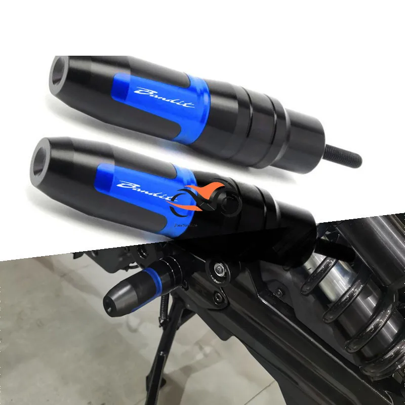 

For SUZUKI BANDIT GSF 1250 S 1250 1200 250 400 650 GSX650F Motorcycle CNC Falling ProtectionExhaust Crash Pad Protector