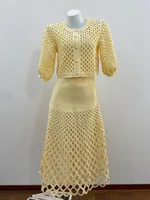 Newest Fashion Cutouts Crystal Embellished Spaghetti Strap Dress Women Elegant Office Wearing Dress A-line Dress