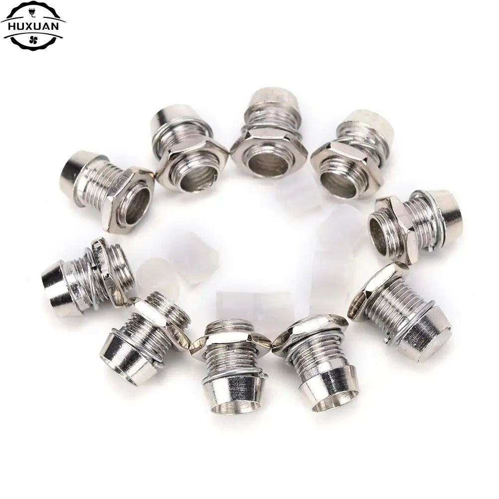 Copper Metal 5mm Light Emitting Diode LED Holder Mount Panel Display 10 Pcs/lot