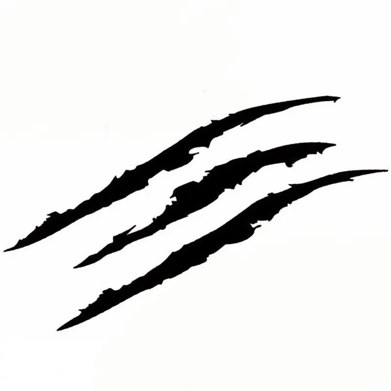 Car Monster Claw Scratch Reflective Sticker