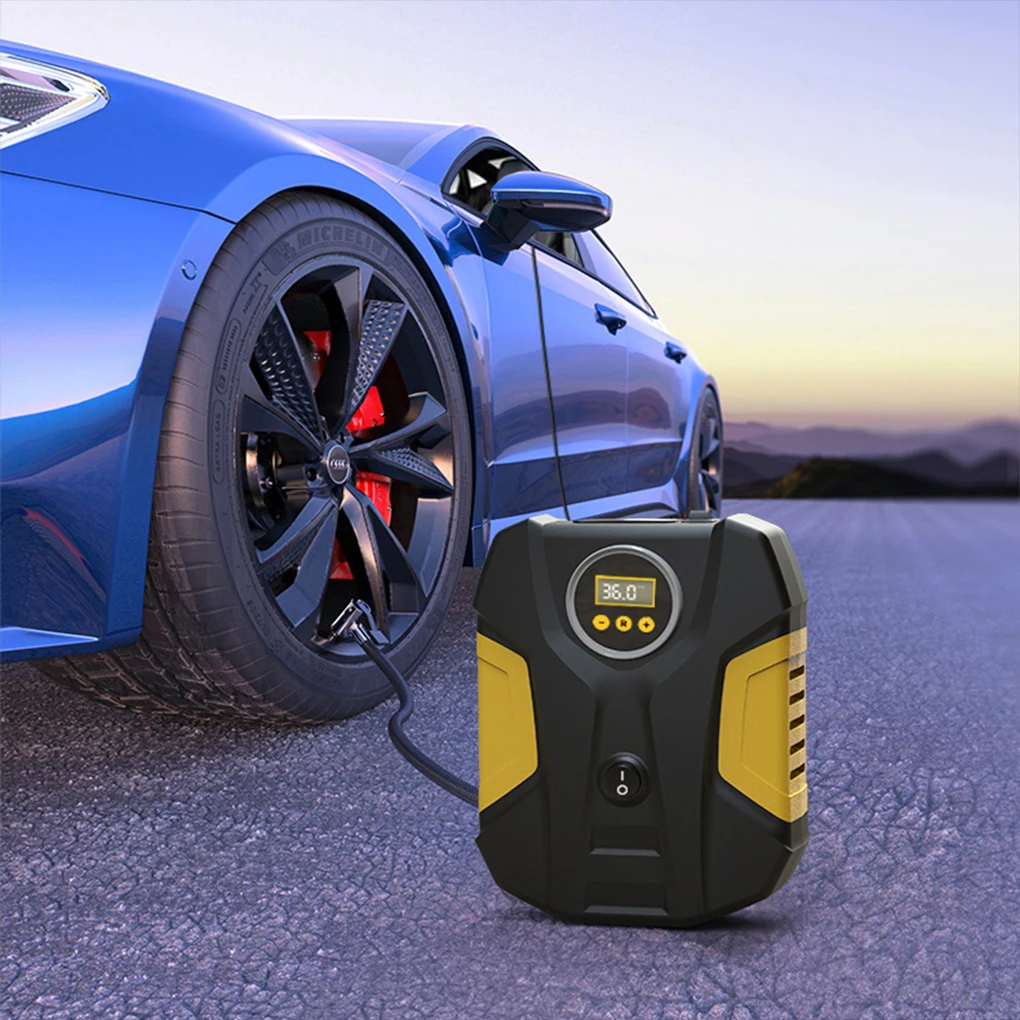 

Насос для шин, воздушный компрессор для автомобильных шин, велосипедов, других надувных шин, мощный