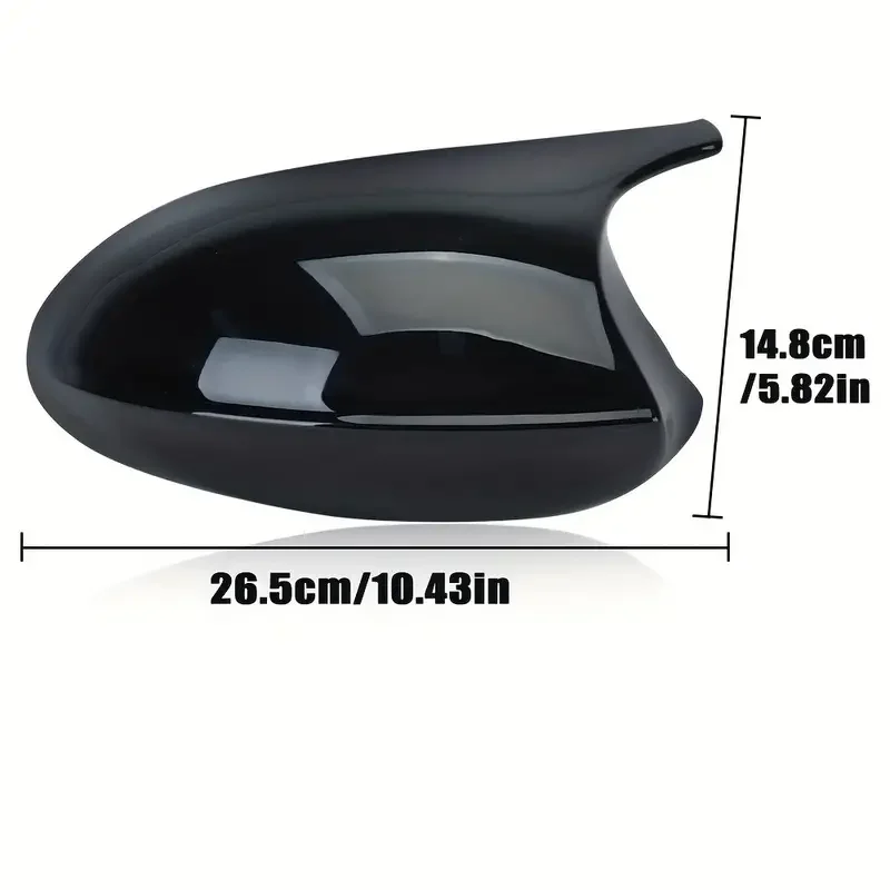 2Pcs Side Rearview Mirror Cap Wing Mirror Cover Car Accessories Fit For BMW E90 E91 2005-2011 E92 E93 2006-2013 E81 E82 E88 E87