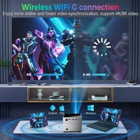 Nuevo Proyector X3 4K 300 ANSI Android 11 cine en casa proyector portátil al aire libre Dual Wifi6 Allwinner H713 BT5.0 1080P 1280*720P - Imagen 4