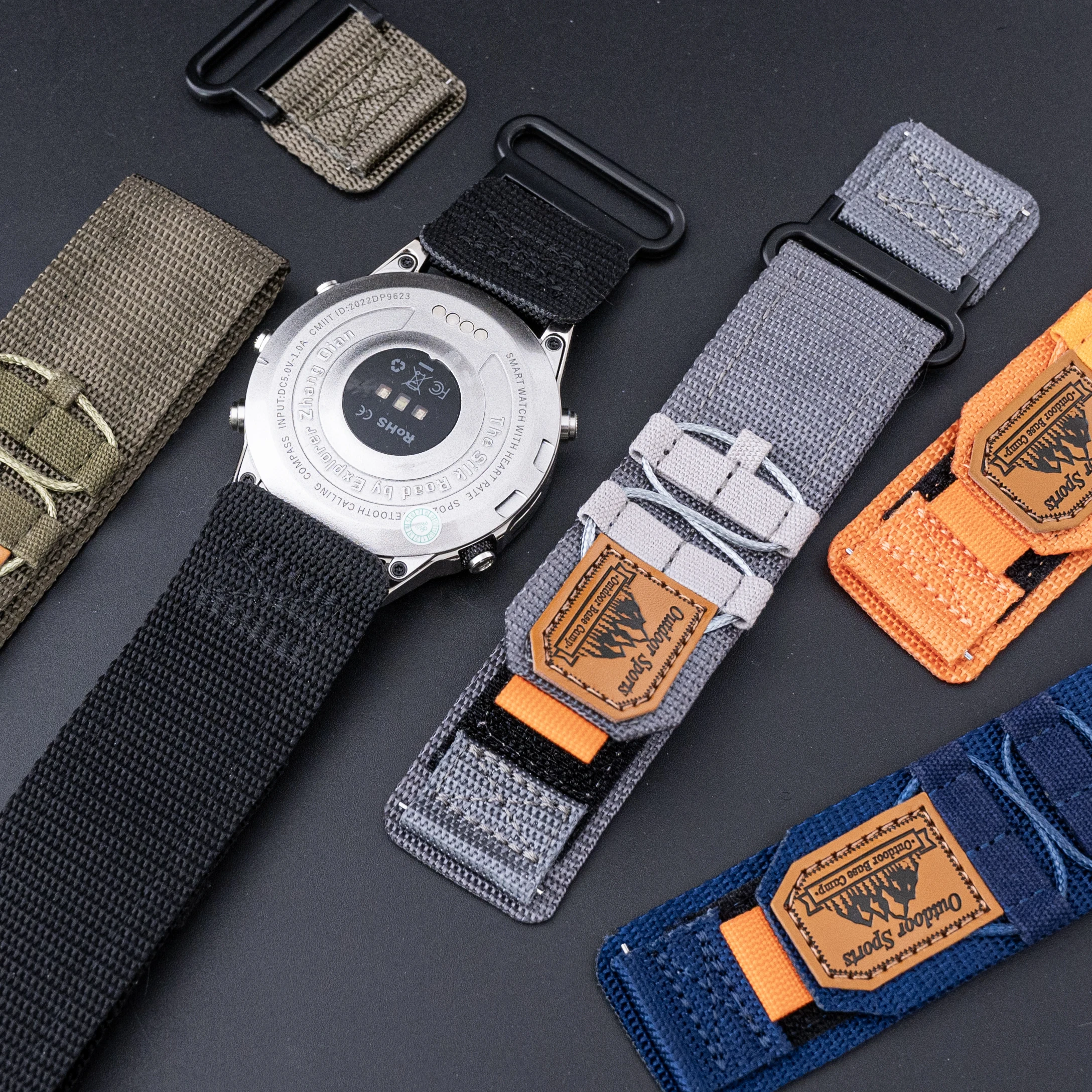 Premium 22mm Nylon Watch Strap Band Bracelet