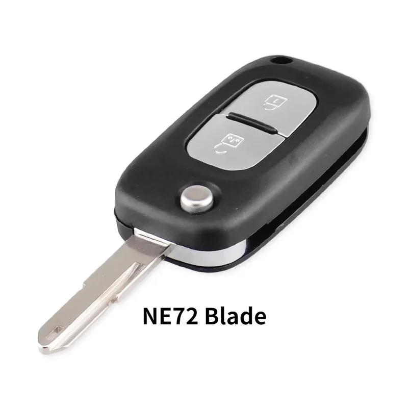 Renault Fluence Clio Megane Kangoo Modus Auto 2/3 Buttons Key NE73 VA2 HU83 Blade Filp Car Remote Key Case Shell
