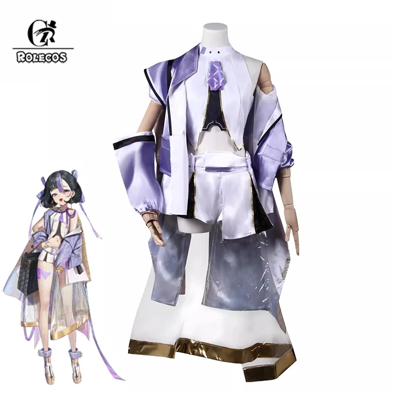 

ROLECOS Syuen Cosplay Costume Game NIKKE Goddess of Victory Syuen Purple Uniform Women Halloween Carnival Suit