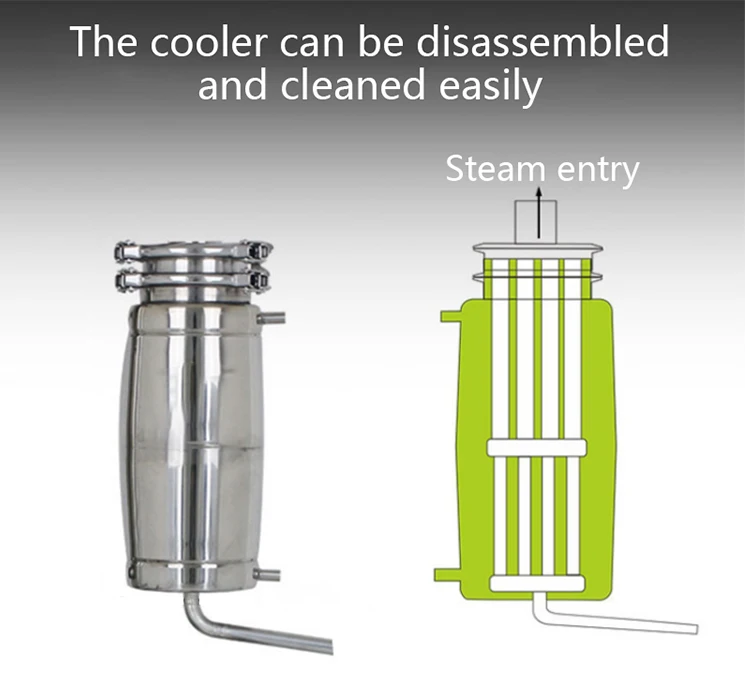 Description Picture 5 of item50L Home Brewing Machine Automatic Roast Liquor Steaming Equipment Multi-functional Still Stainless Steel Private Wine-press