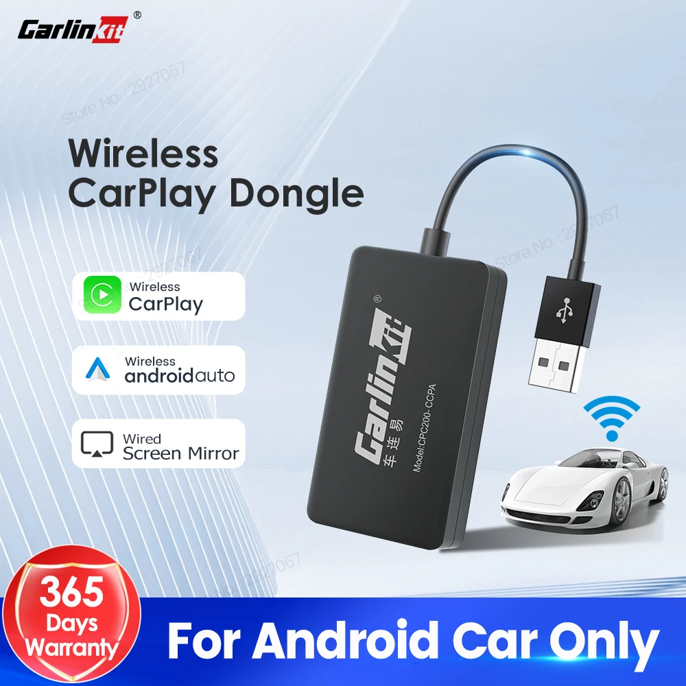 Apple Wireless CarPlay Adapter For IPhone - 2025 Upgraded USB Bluetooth Adapter For Cars Car Play