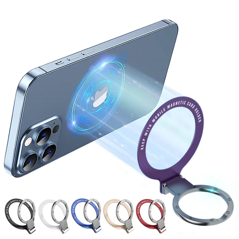 Holder Tablet Adesivo Supporto Anello Girevole 360° Per Cellulare - Adesivo Universale, Regolabile, Ideale Per Videochiamate Accessorio Moda Telefono - Foto 6