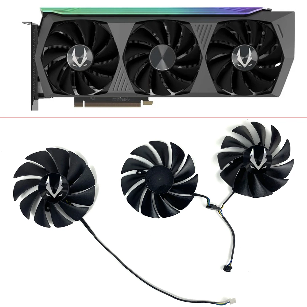 Nuova Ventola Gpu 89Mm 4Pin Ga92S2U Rtx3070Ti Per Ventola Di Raffreddamento Zotac Gaming Geforce Rtx 3070 3080 3090 Ti Trinity Oc Lhr 12Gb