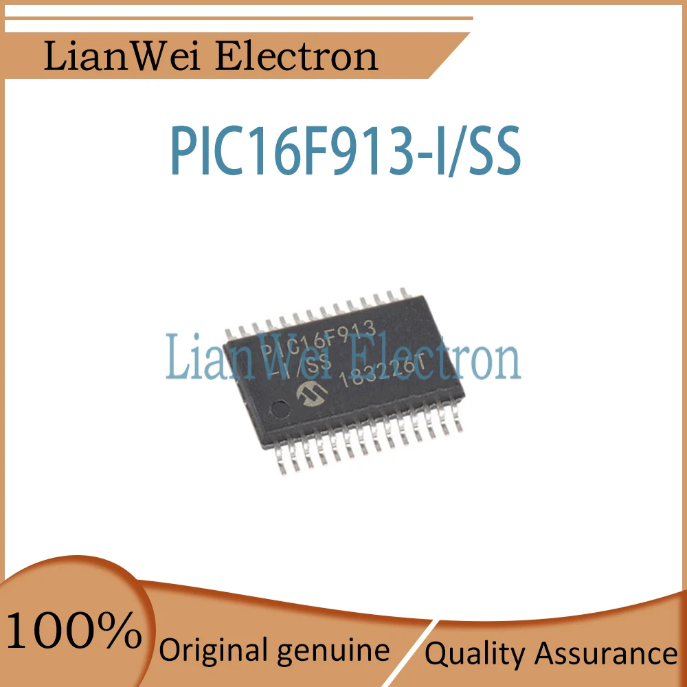 (1-10 Piece)100% New PIC16F913 PIC16F913-I/SS IC MCU Chipset SSOP-28