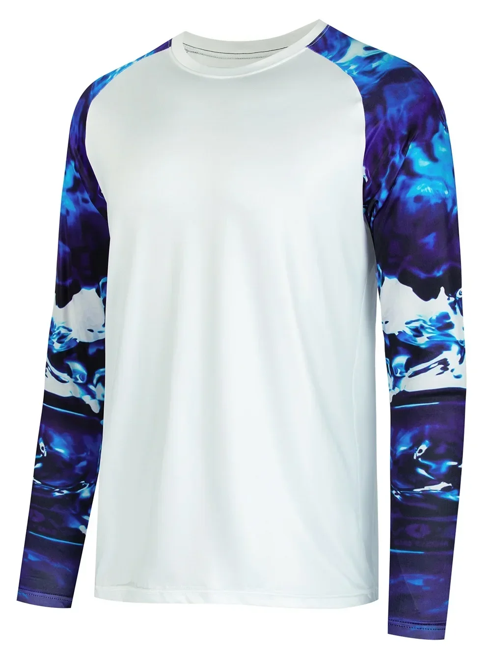 Sun Protection Long Sleeve Shirts Rash Guard Shirts Cooling Quick Dry Swim Shirt Fishing Sports Shirt for Men