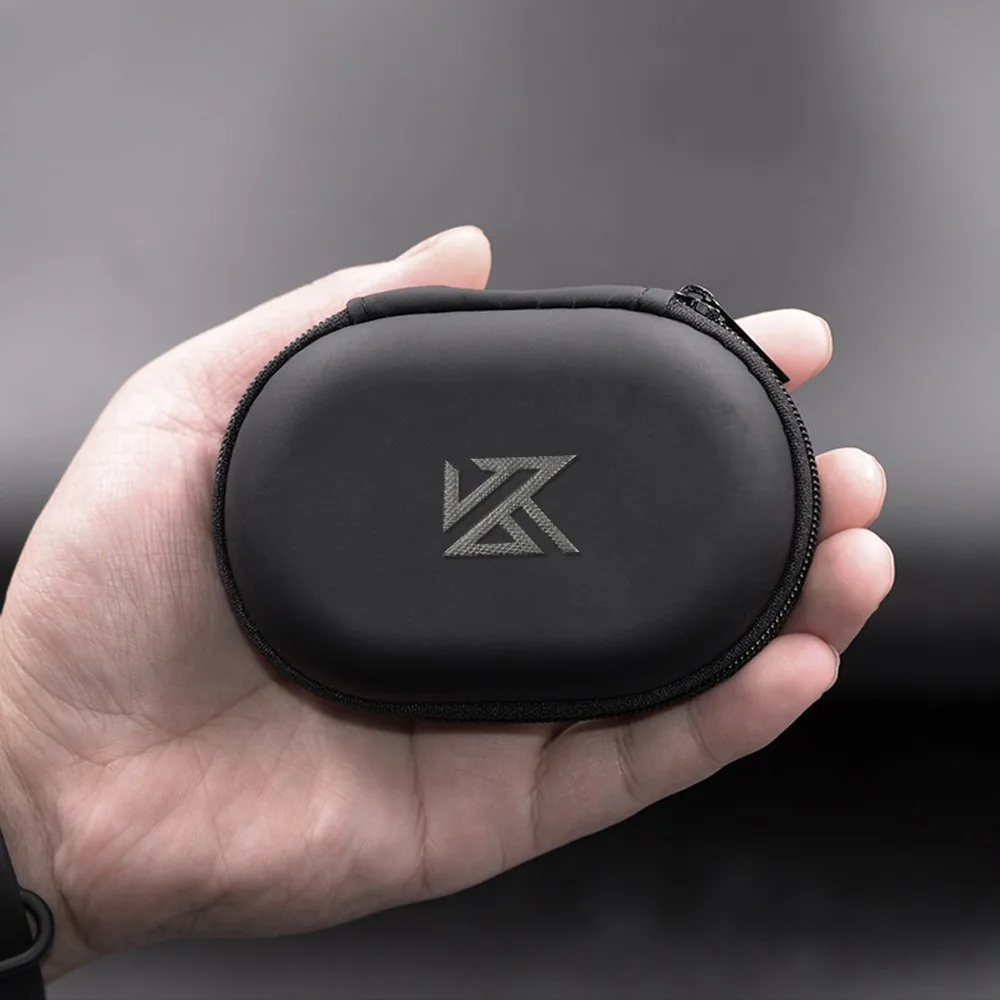 

Headphone Bag Box Portable Storage For Headphones Bluetooth Headset Zipper Protective Case Wired Headset Accessories Black