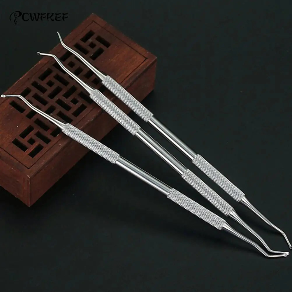 1pc Professional Pedicure Foot Nail Care Hook Double Ended Sided