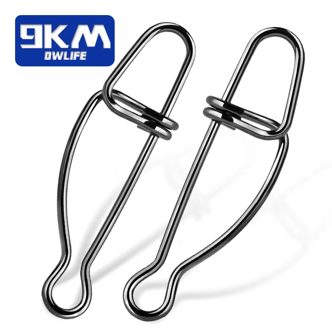 Snaps Cross Lock 50-200 pièces en acier inoxydable pour leurres pêche carnassier et eau salée - Connecteurs duo-lock