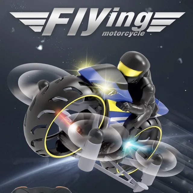 New Remote Control Aircraft, Flying Motorcycles, Cool Electric Toys on Land and In The Air, Gifts for Boys and Girls 1