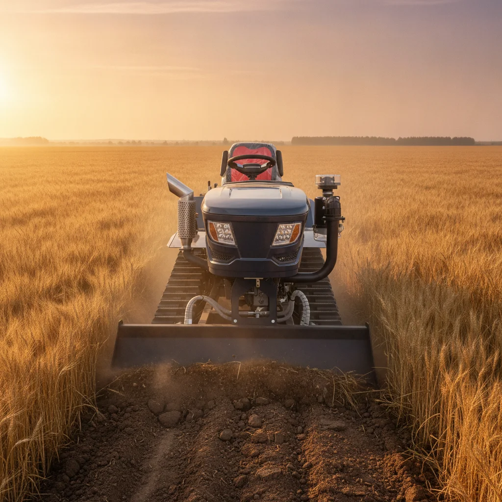 Euro 5 Emissionsstandard Schwerlast-Raupentraktor EPA-Zertifiziert Kostenloser Versand Hochleistungs-Landwirtschaftstraktor mit Baggerlader